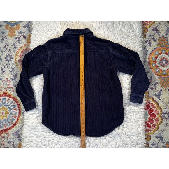 Vintage Disney Womens Shirt Pooh Corduroy Med Button Up Pockets 90s - Picture 4 of 7